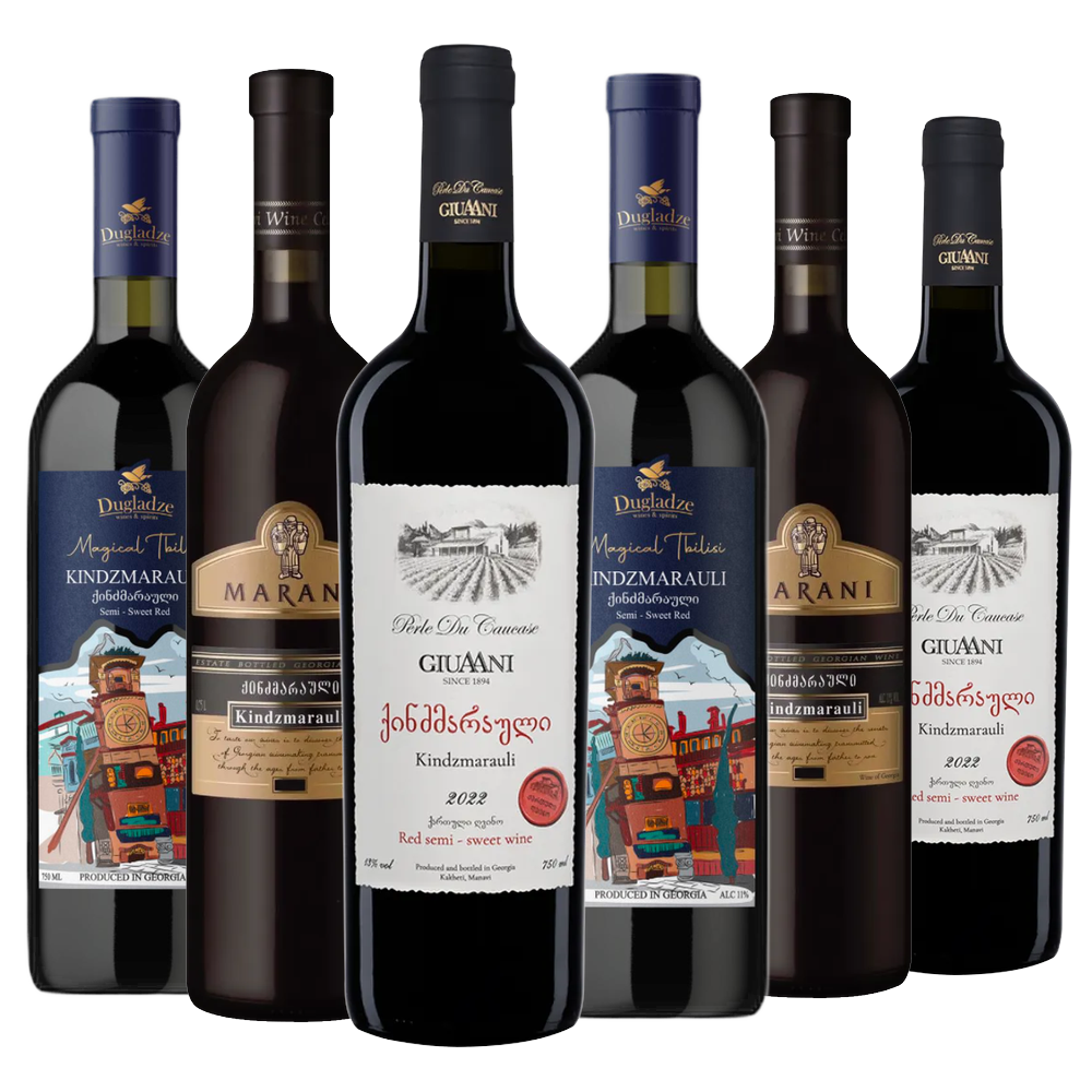 Kindzmarauli Mixed case - Marani, Giuaani, Dugladze Magical Tbilisi