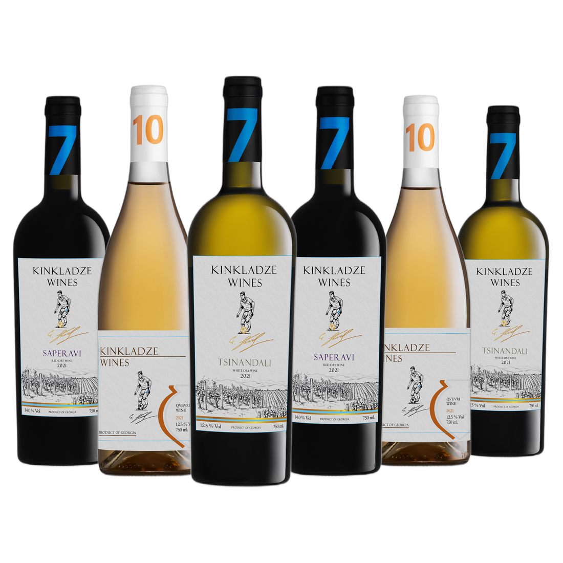 Kinkladze Wines Mixed Case of 6 bottles