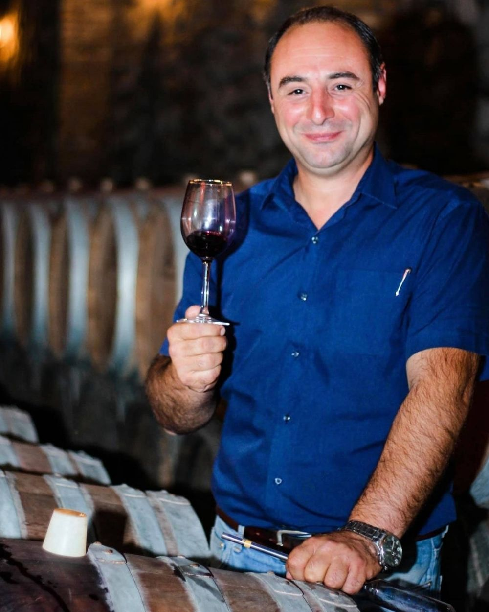 Goga Khatiashvili Chief Winemaker of Shumi Winery