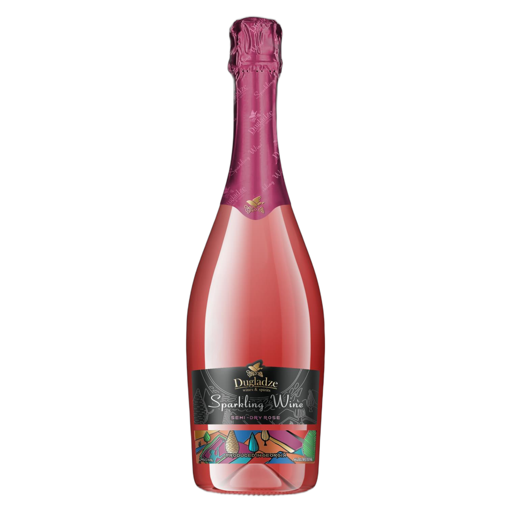 Dugladze Sparkling Wine Semi-dry Rosé