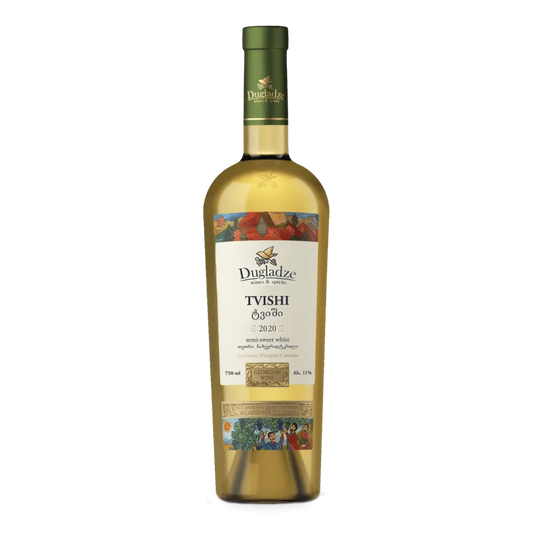 Dugladze Tvishi - Semi-sweet white Georgian wine