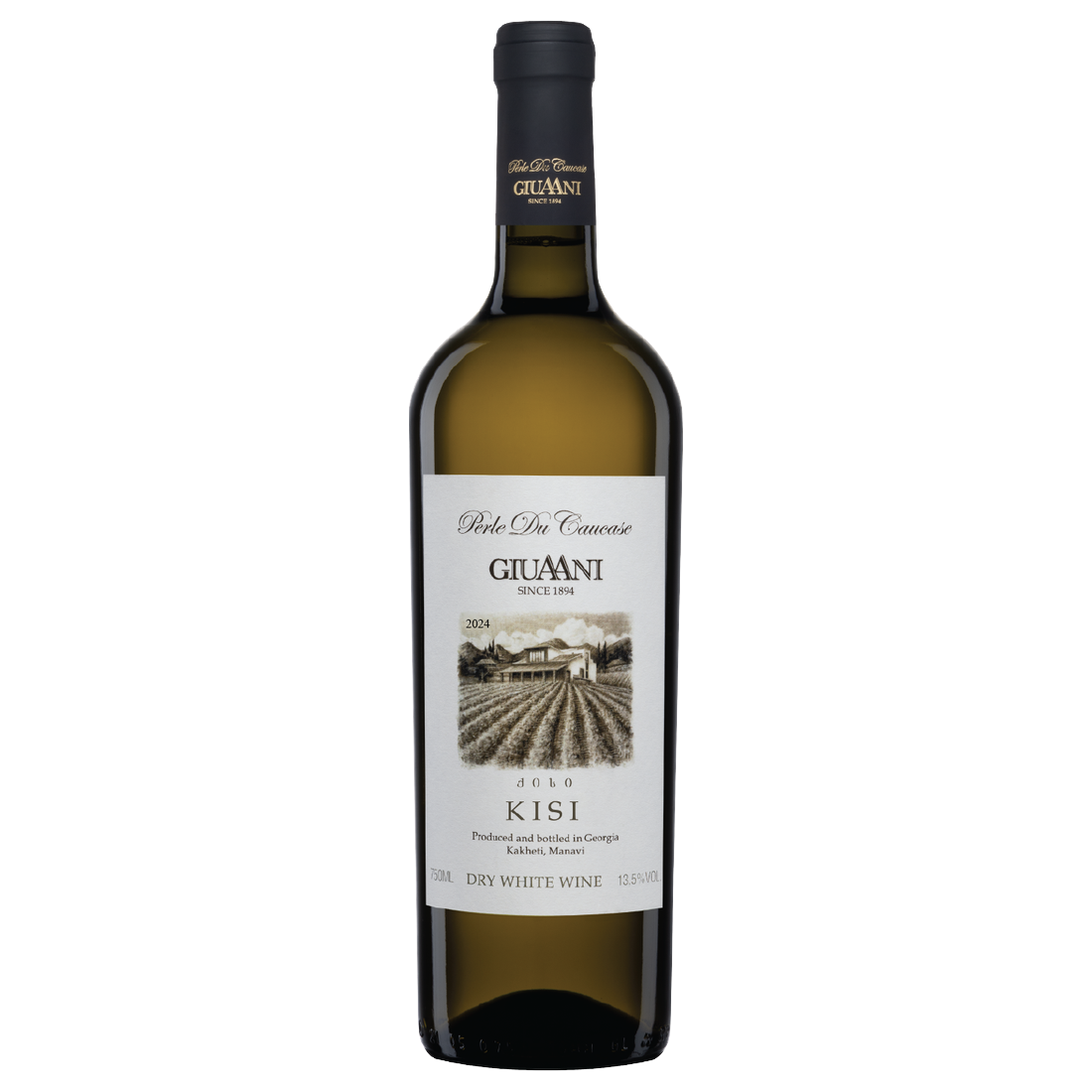 Giuaani Kisi dry white Georgian wine, 75cl bottle