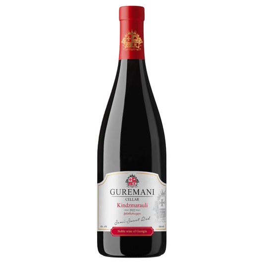 A bottle of Guremani Kindzmarauli