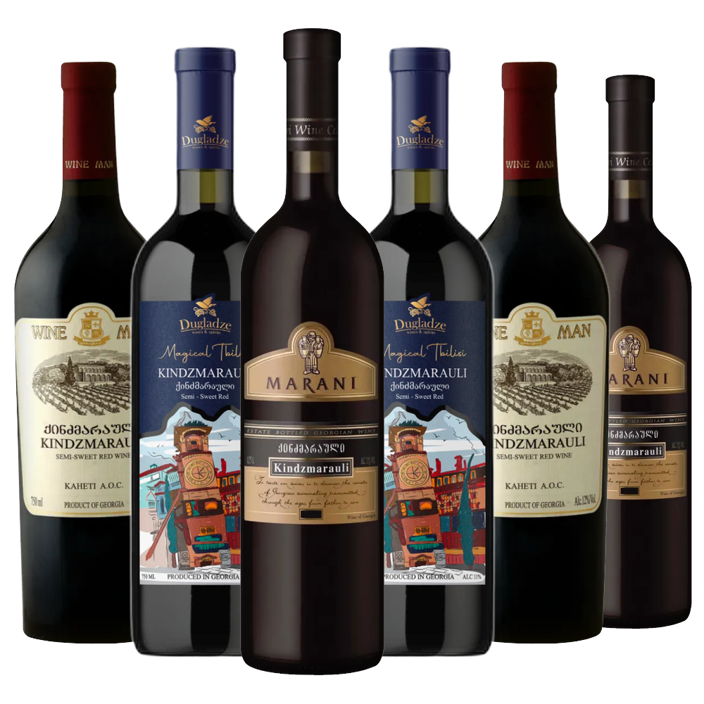 Kindzmarauli Mixed case - Marani, Wineman, Dugladze Magical Tbilisi