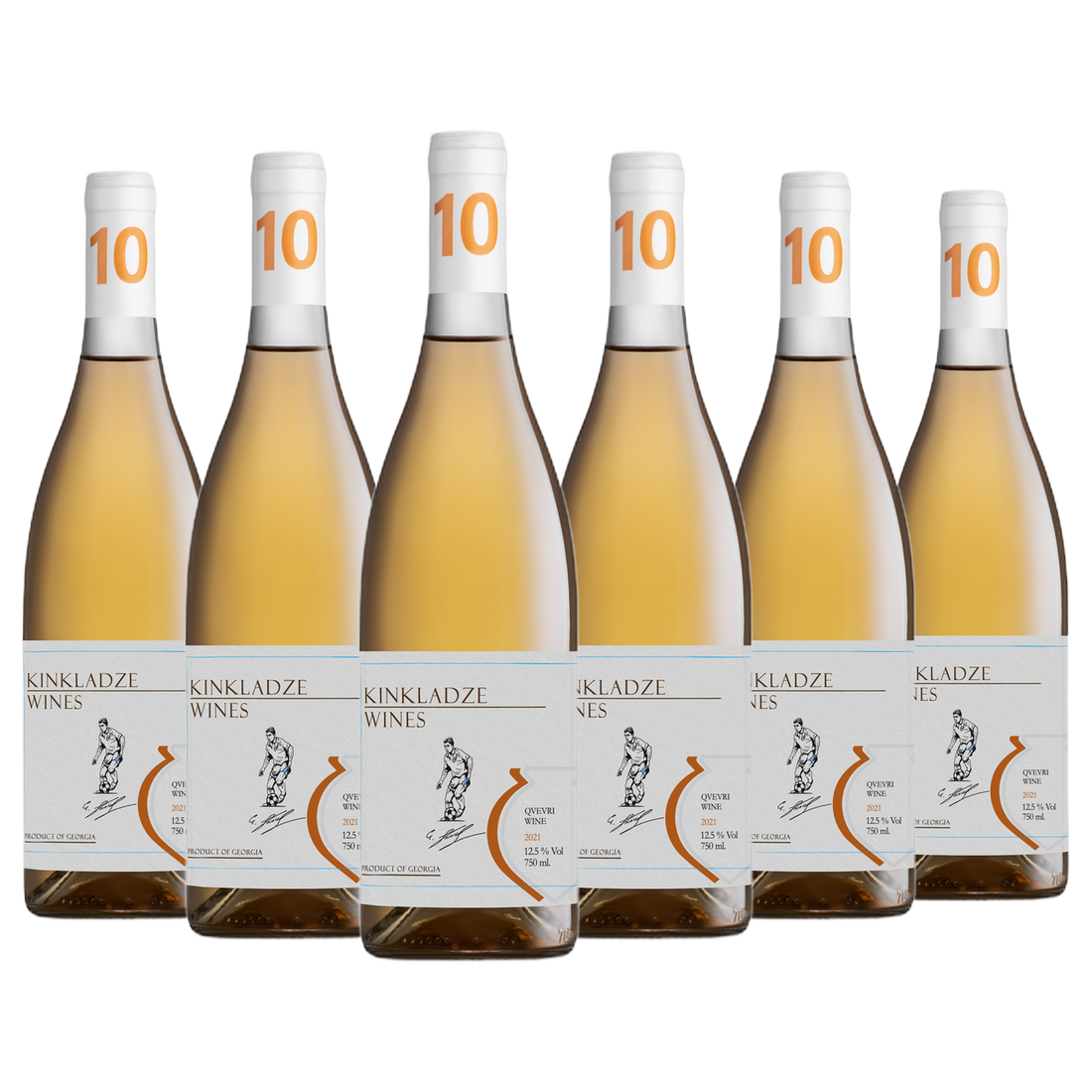 Kinkladze Wines Rkatsiteli Qvevri case of 6 bottles
