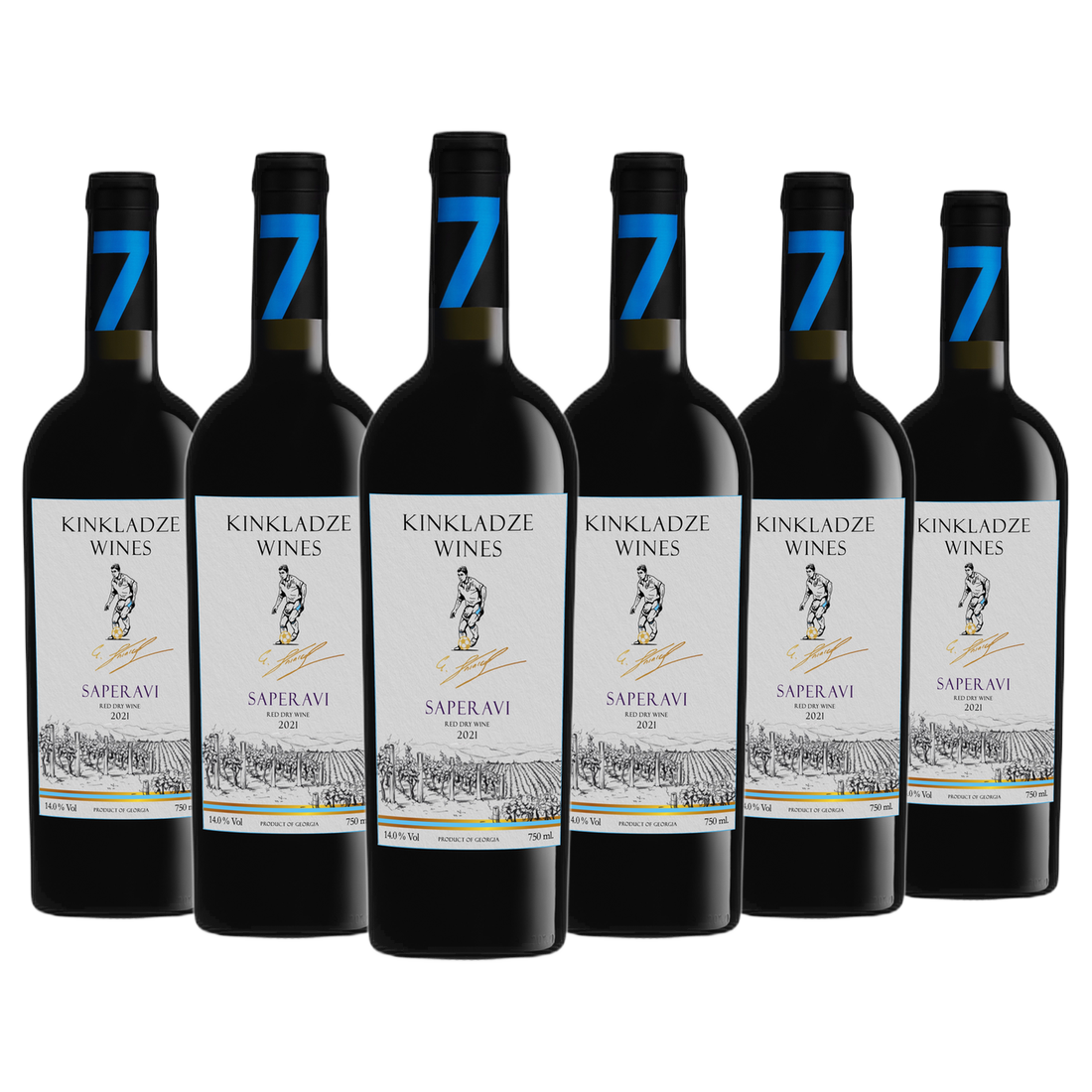 Kinkladze Wines Saperavi case of 6 bottles