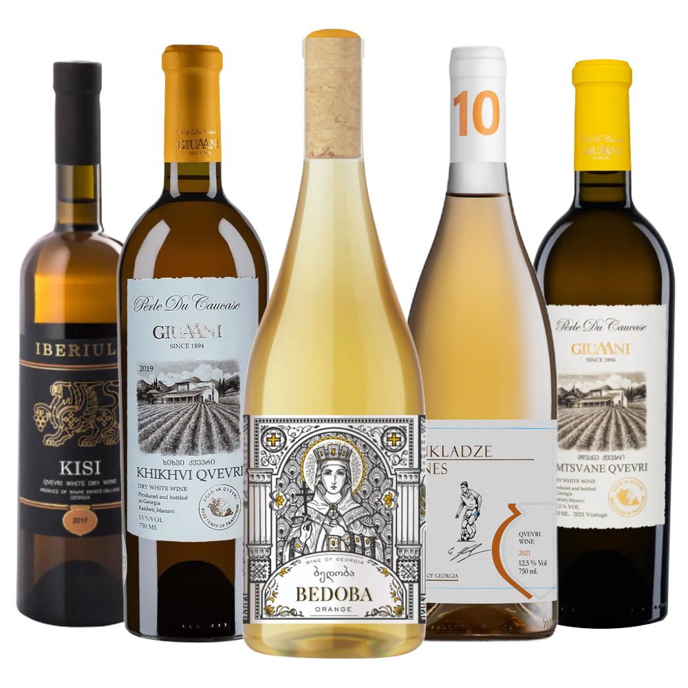 Orange wines mixed case: Shumi, Giuaani, Bedoba, Kinkladze