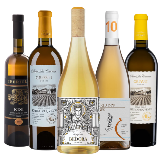 Orange wines mixed case: Shumi, Giuaani, Bedoba, Kinkladze