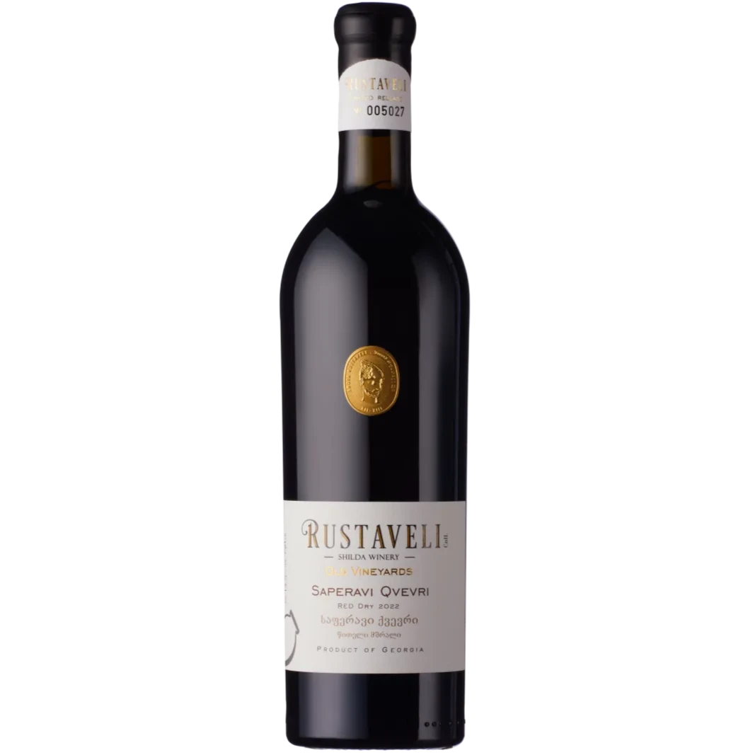 Qveri Rustaveli Saperavi Qvevri 2022- Dry Georgian Red Wine from Kakheti ...