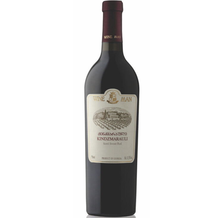 Wine Man Kindzmarauli 2022 - Red, Semi-sweet