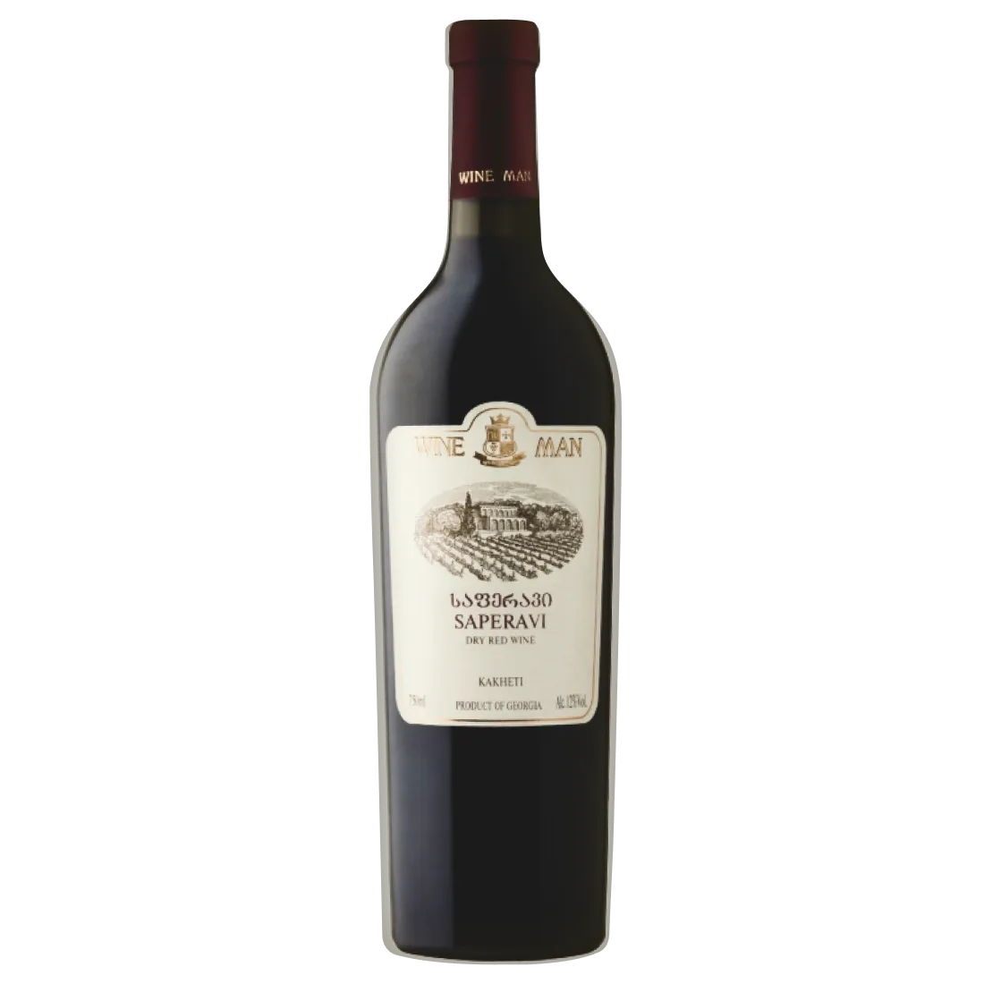 Wine Man Saperavi - Georgian Dry Red wine